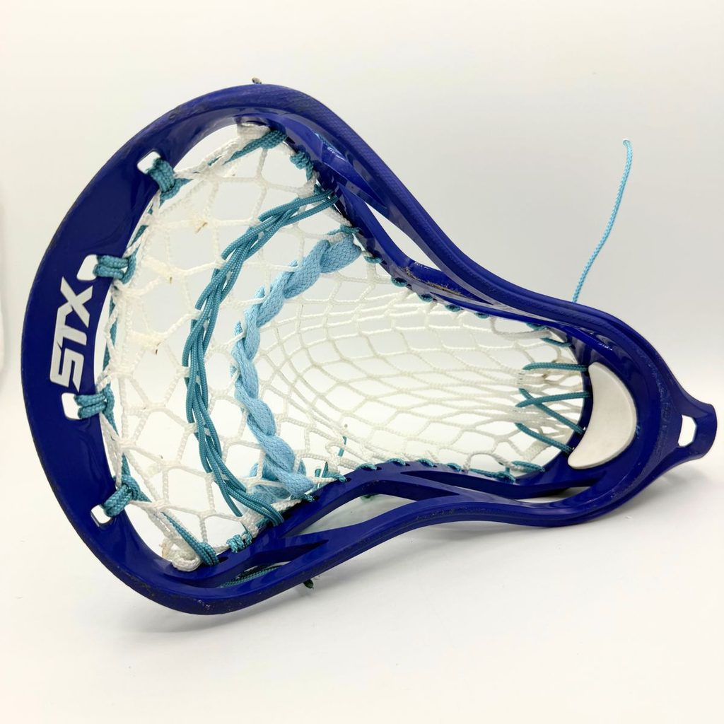 stx stallion 200 beginner lacrosse head strung with laxroom 8 diamond mesh in a mid pocket