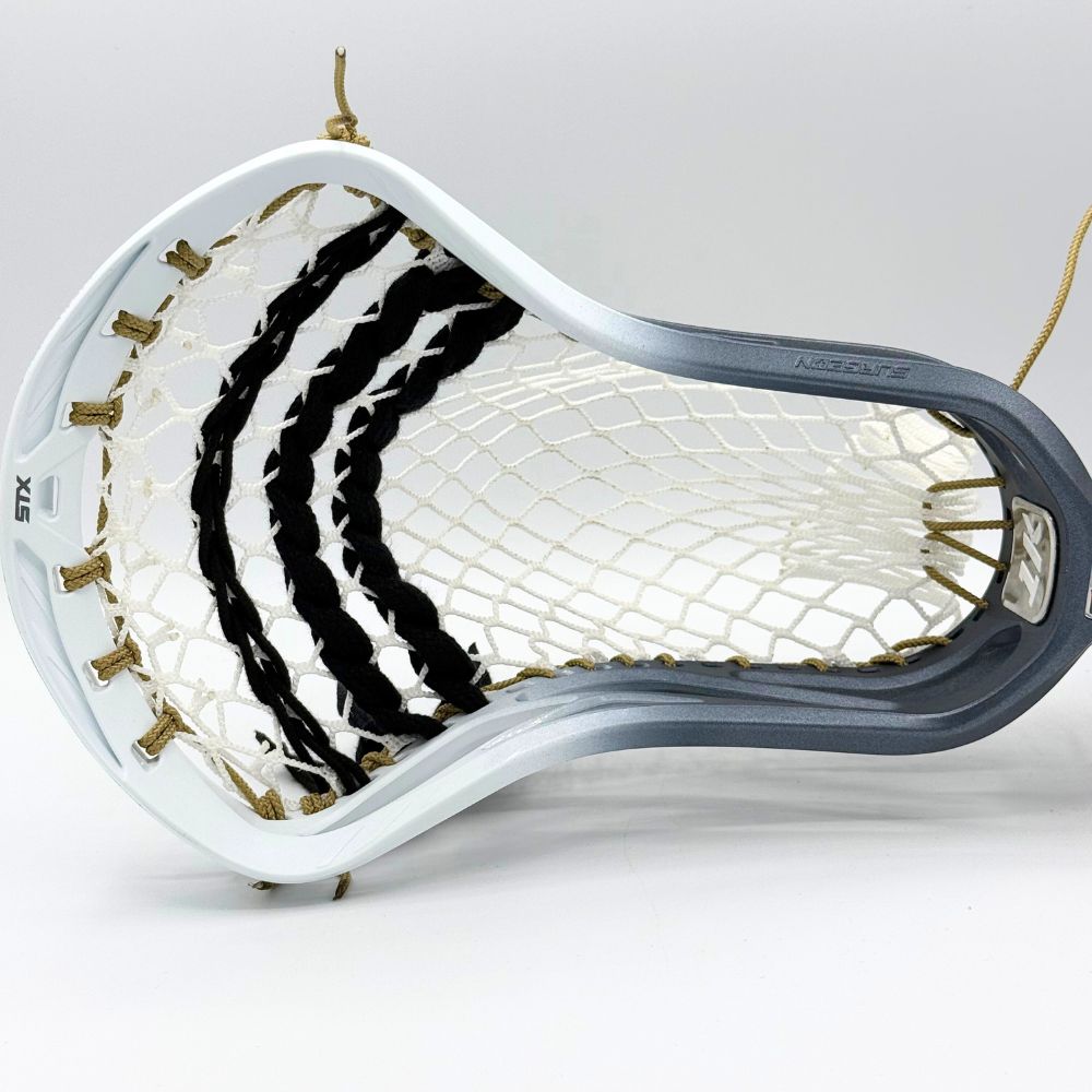 stx surgeon 1k lacrosse head with mid pocket and stringers shack g3 xl mesh