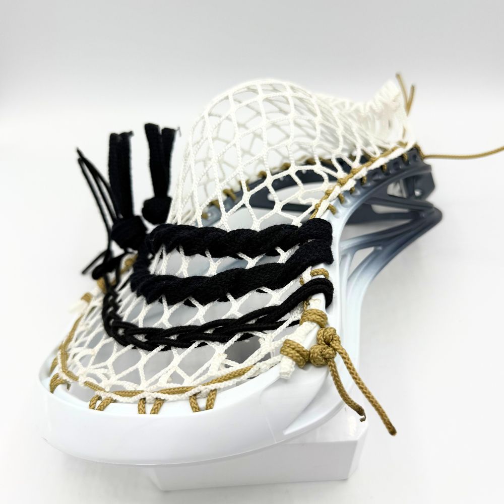 stx surgeon 1k lacrosse head with mid pocket and stringers shack g3 xl mesh