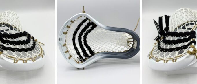 stx surgeon 1k lacrosse head with mid pocket and stringers shack g3 xl mesh