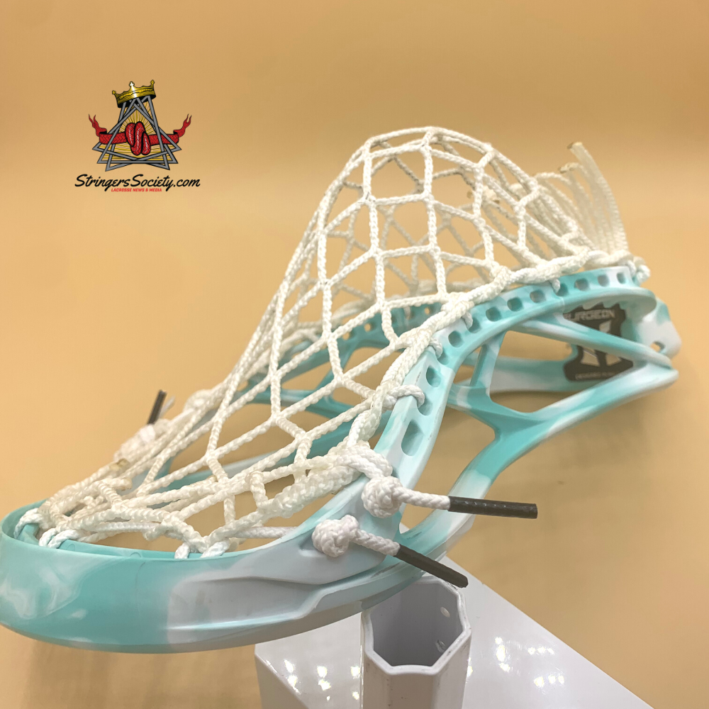 photo showcasing a customstrung stx surgeon 900 lacrosse head (variation 1).