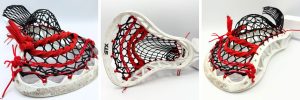 STX X10 Mid-High Pocket LaxRoom 8 Diamond Stringing