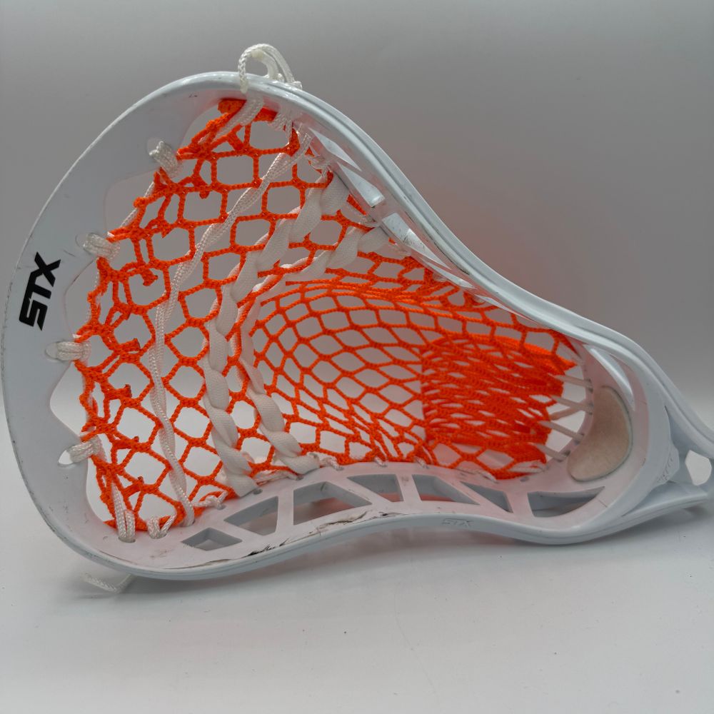 stx x10 lacrosse head with mid pocket and laxroom 10 diamond xpro mesh