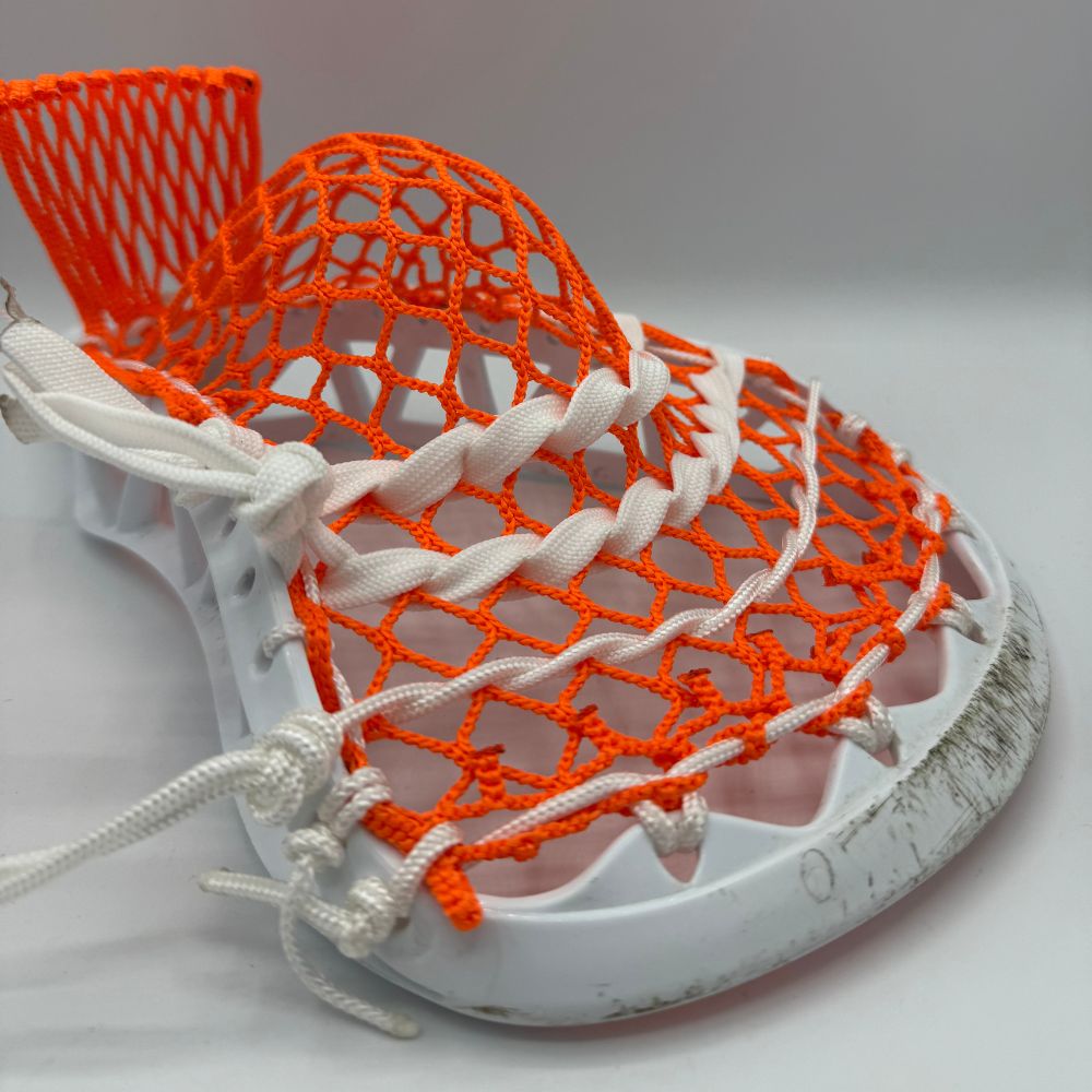 stx x10 lacrosse head with mid pocket and laxroom 10 diamond xpro mesh