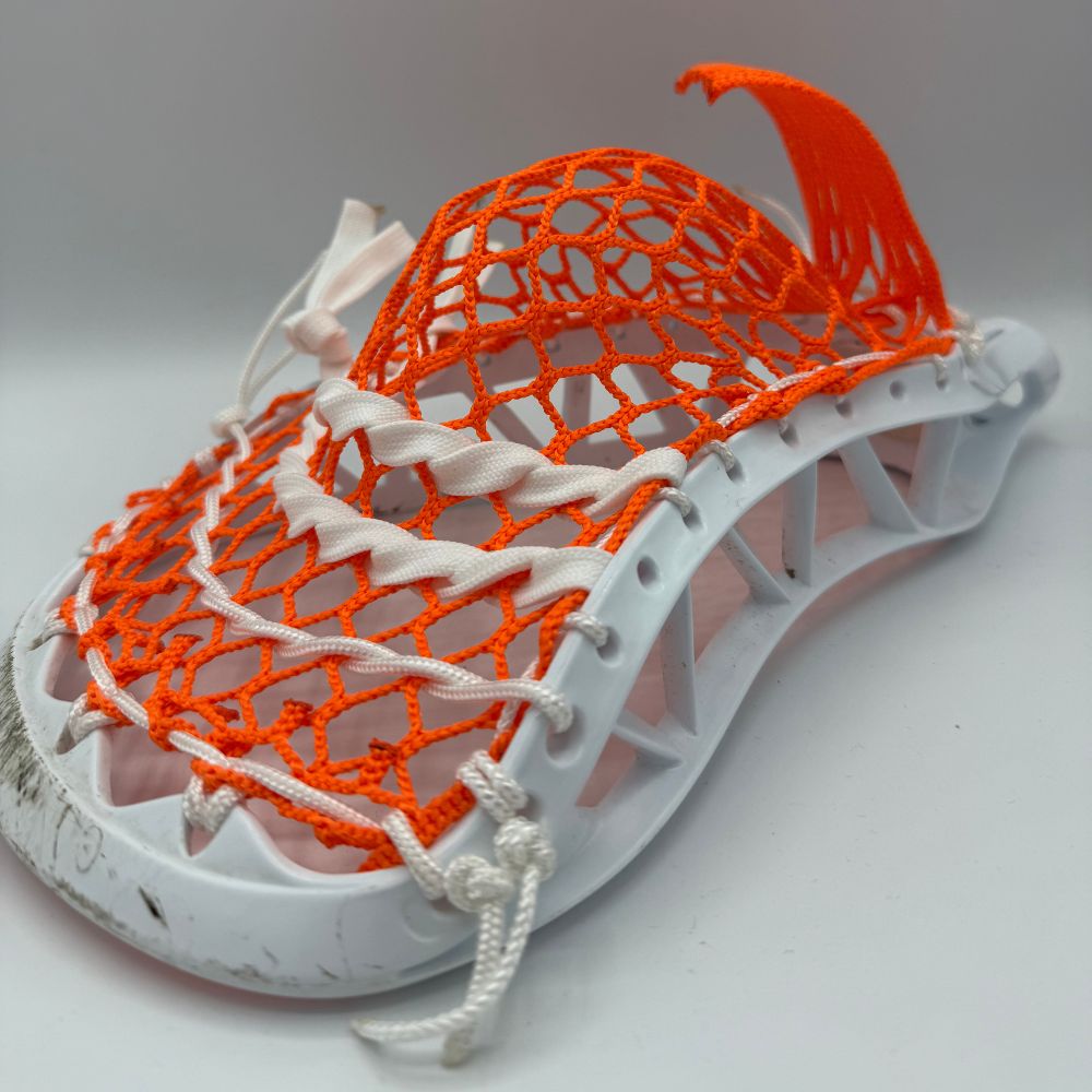 stx x10 lacrosse head with mid pocket and laxroom 10 diamond xpro mesh