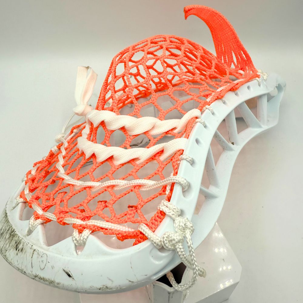 stx x10 lacrosse head with mid pocket and laxroom 10 diamond xpro mesh