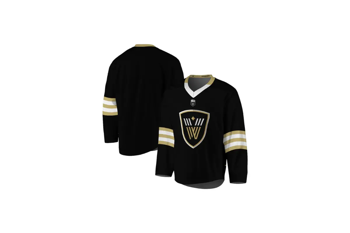 vancouver warriors black/gold replica jersey