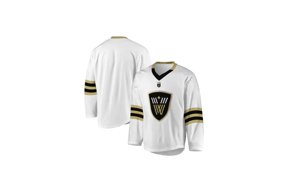 vancouver warriors white/black replica jersey