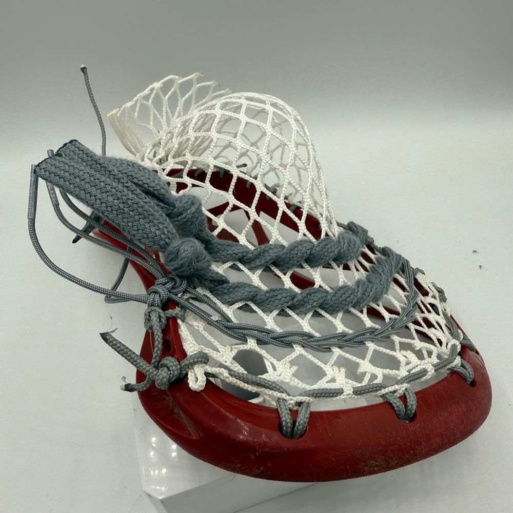 warrior rabil lacrosse head strung with mid pocket and stringers shack g3 xl mesh