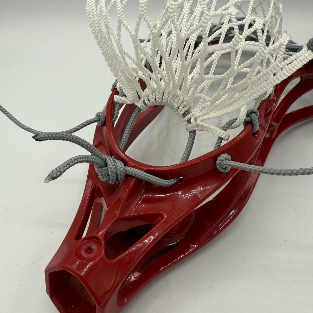 warrior rabil lacrosse head strung with mid pocket and stringers shack g3 xl mesh