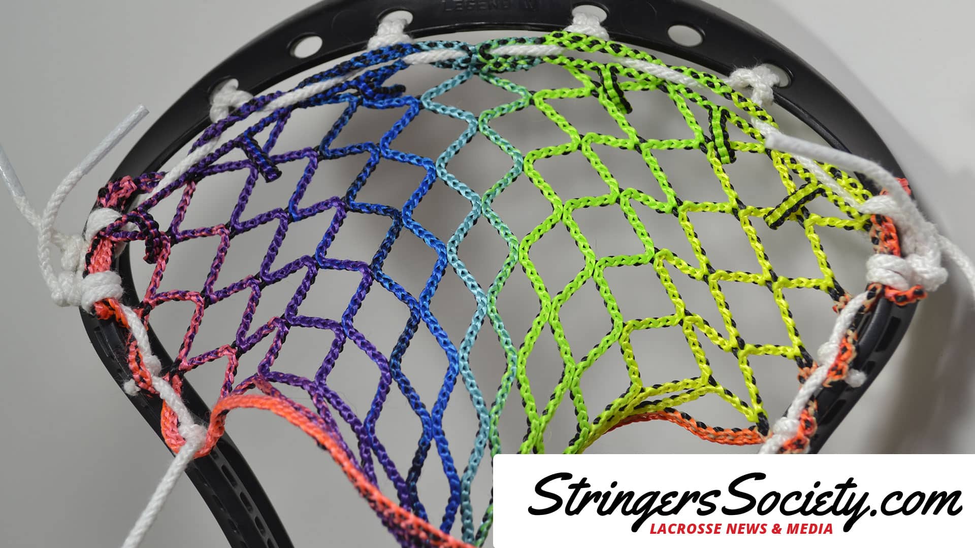 How to String a Women's Lacrosse Head womens lacrosse stick sidewall step 5