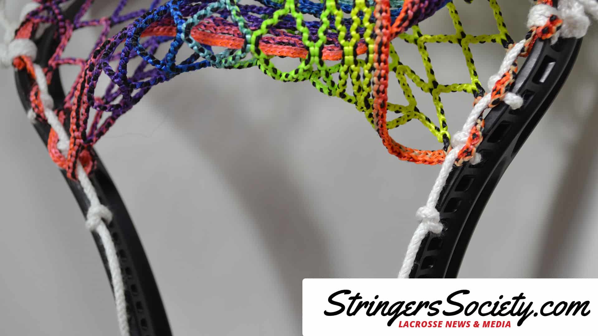 How to String a Women's Lacrosse Head womens lacrosse stick sidewall step 7