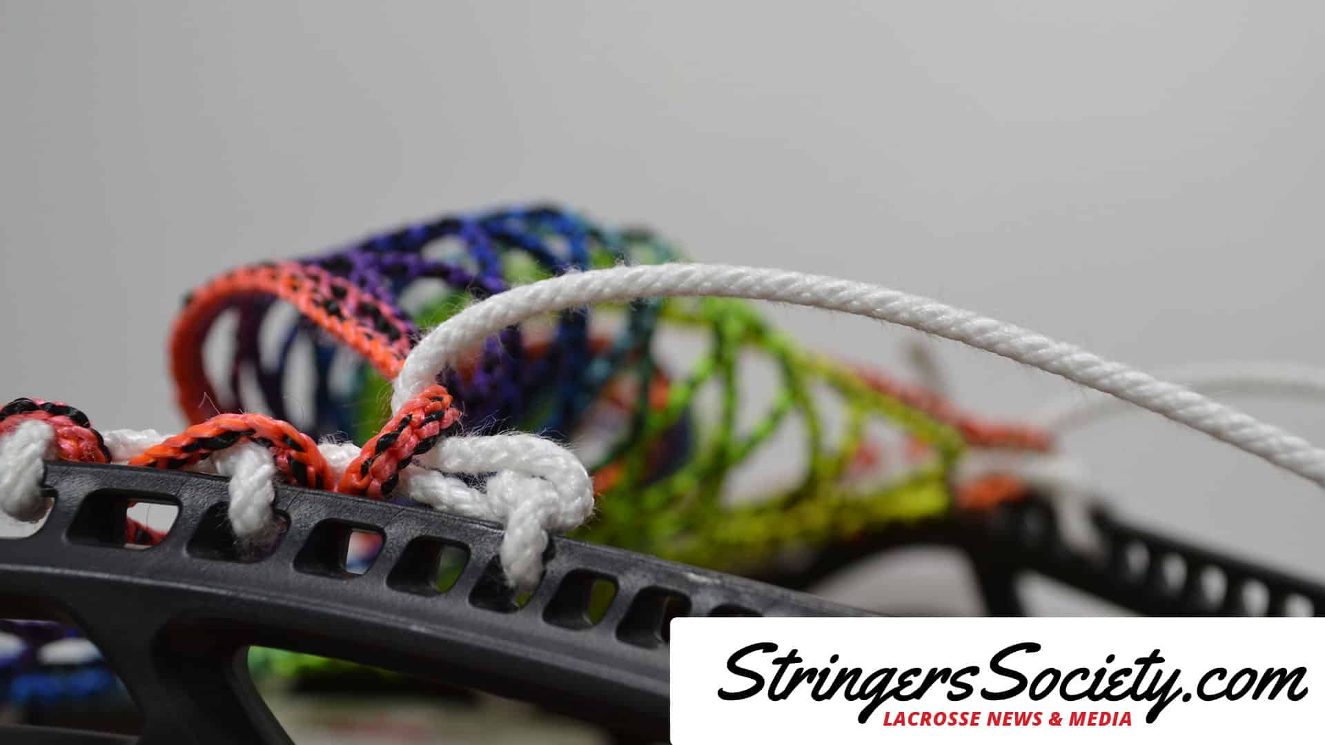 Lacrosse Stringing womens lacrosse stick sidewall step 9