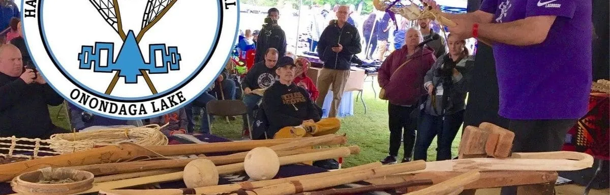 indigenous values puts on wooden lacrosse stick festival