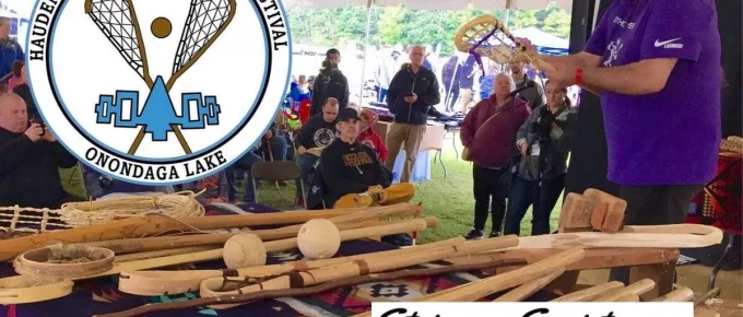 indigenous values puts on wooden lacrosse stick festival