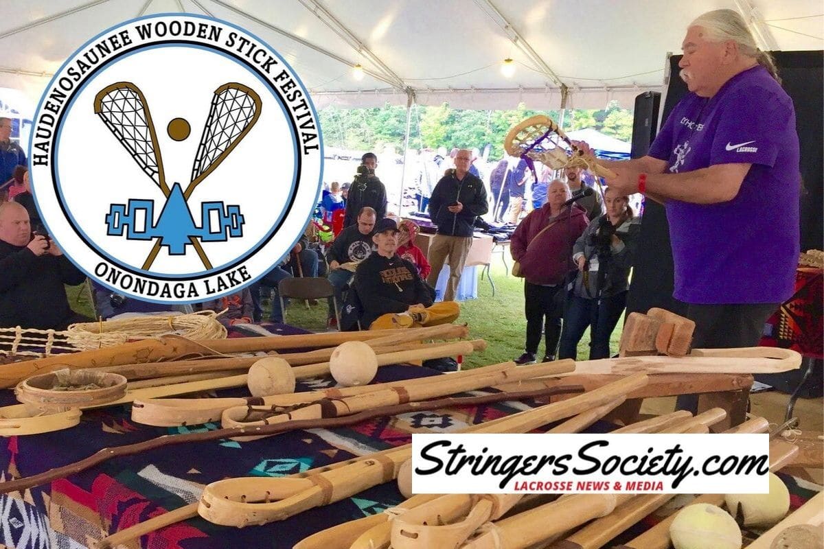 indigenous values puts on wooden lacrosse stick festival